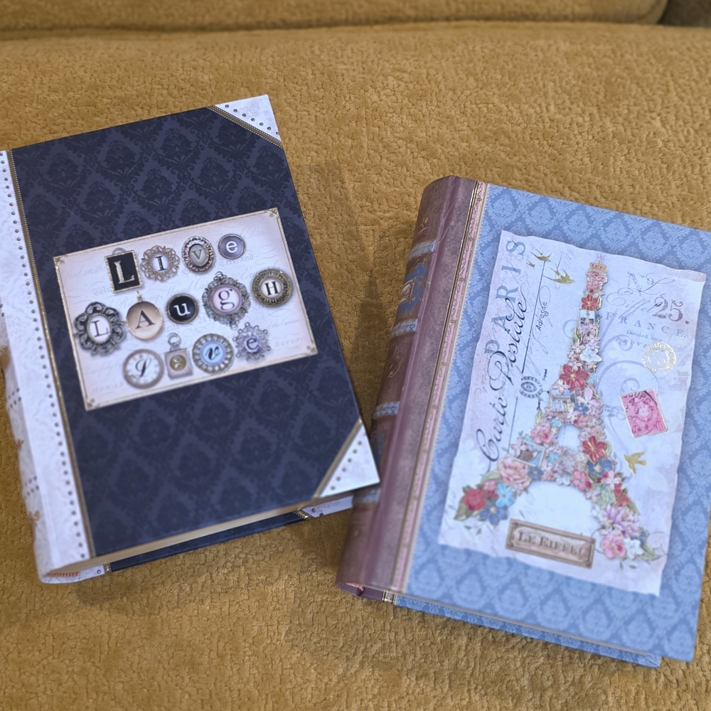 Elegant Black and Blue Journals Set